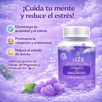 Sleepy Gummy Magnesio Antiestrés y Sueño Reparador