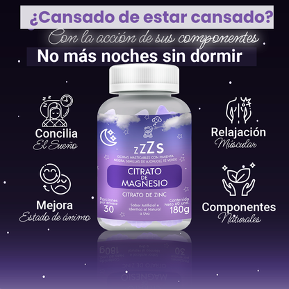 Sleepy Gummy Magnesio Antiestrés y Sueño Reparador
